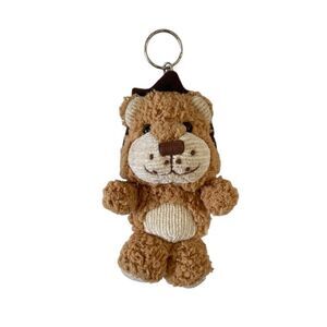 Lion Plush Keychain Keyring Kids Stuffed Animal Boys Girls Jungle